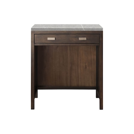 James Martin Vanities Addison 30in Countertop Unit, Mid-Century Acacia w/ 3 CM Eternal Serena Quartz Top E444-CU30-MCA-3ESR